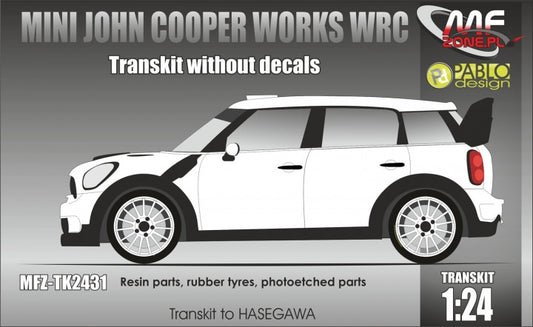 TRANSKIT MINI COOPER WRC SEM DECALQUES