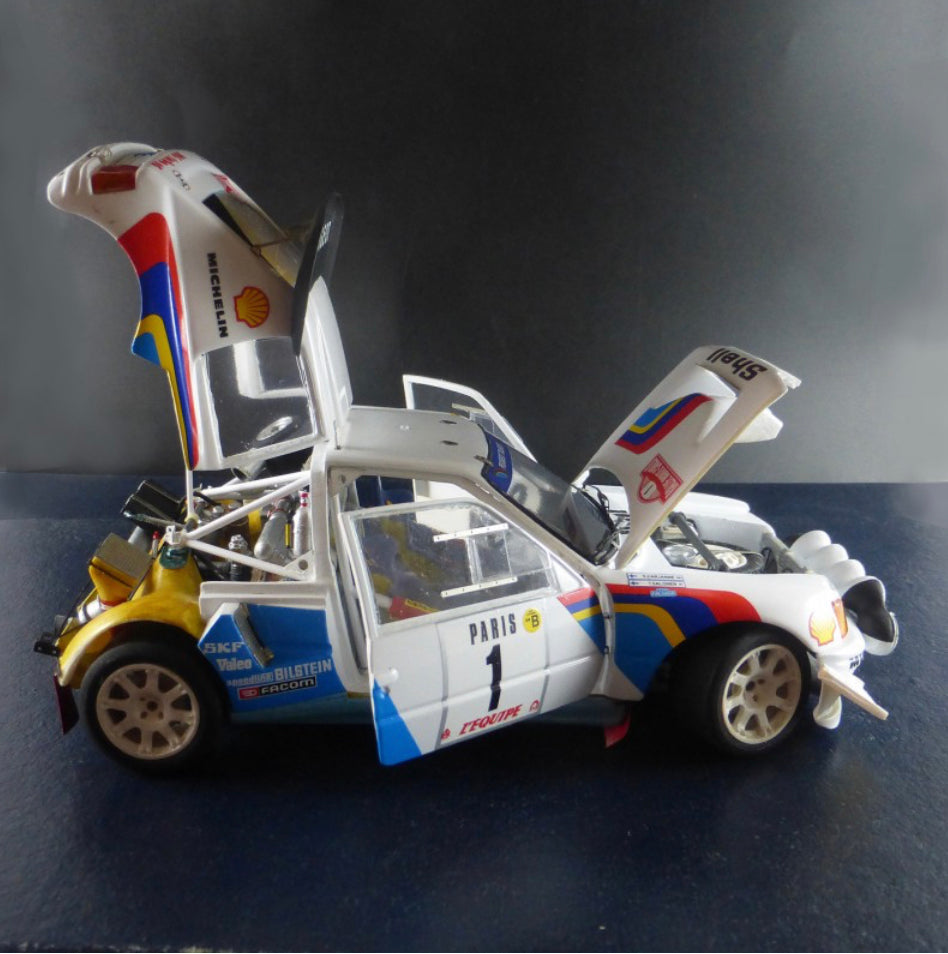 PEUGEOT 205 TURBO 16 EVO 2 - RALLY MONTE CARLO 1986 – dmodelkits