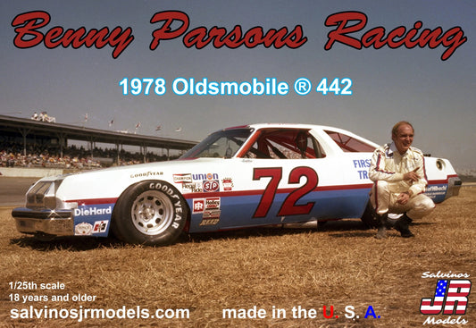 OLDSMOBILE 442 BENNY PARSON RACING - 1978 NASCAR