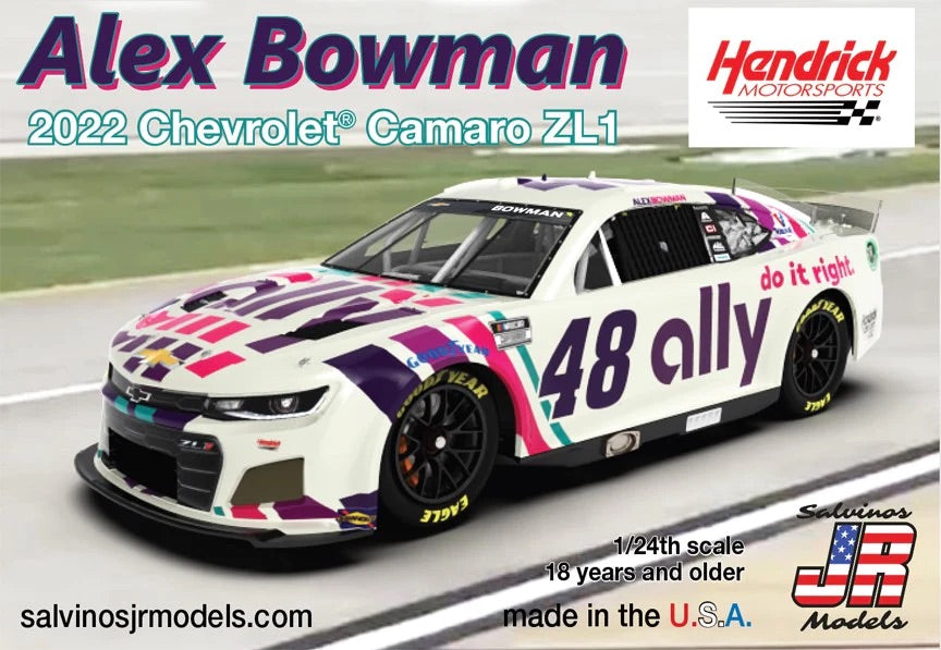 Alex Kit CHEVROLET CAMARO ZL1 ALEX BOWMAN - NASCAR 2022 – dmodelkits