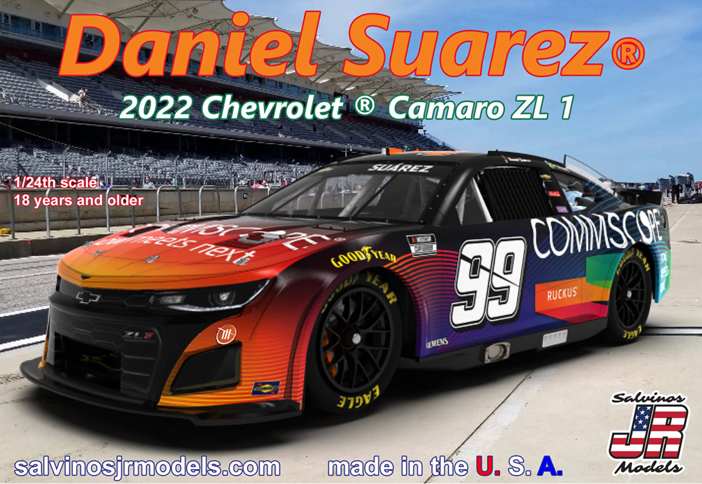 CHEVROLET CAMARO ZL1 NASCAR 2022 - #99 DANIEL SUAREZ - TRACKHOUSE RACING 2022