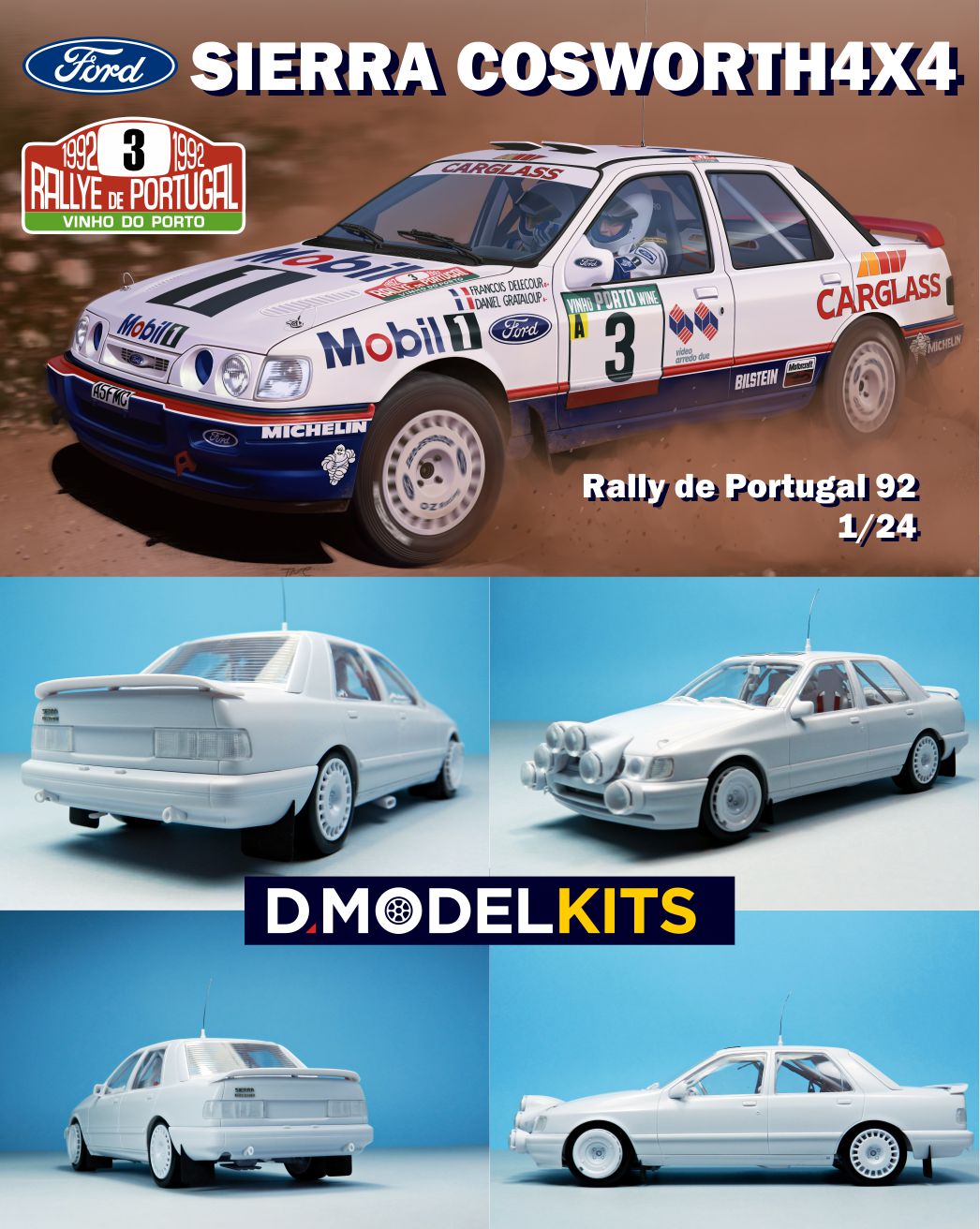 FORD SIERRA COSWORTH 4X4 - Rally de Portugal 1992