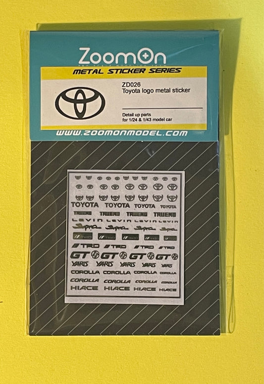 TOYOTA LOGO METAL STICKER