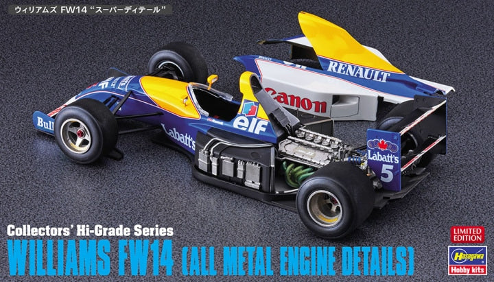 WILLIAMS FW14  - ALL METAL ENGINE DETAILS