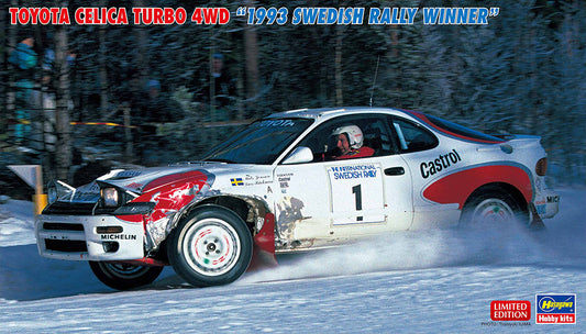 TOYOTA CELICA TURBO 4WD - VAINQUEUR DU RALLYE SUÉDOIS 1993