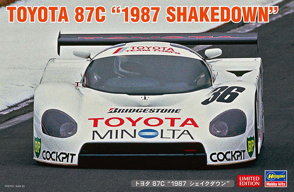 TOYOTA 87C  - MINOLTA SHAKEDOWN 1987