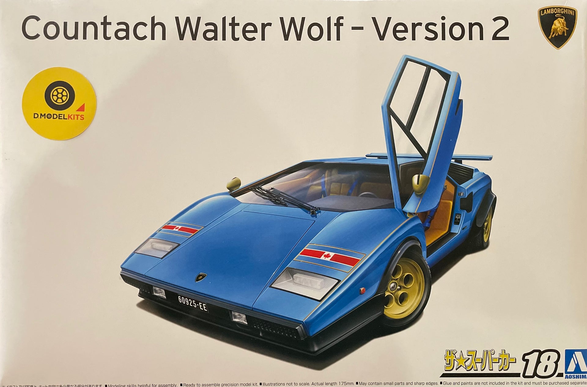 LAMBORGHINI COUNTACH WALTER WOLF - VERSION 2 – DModelkits