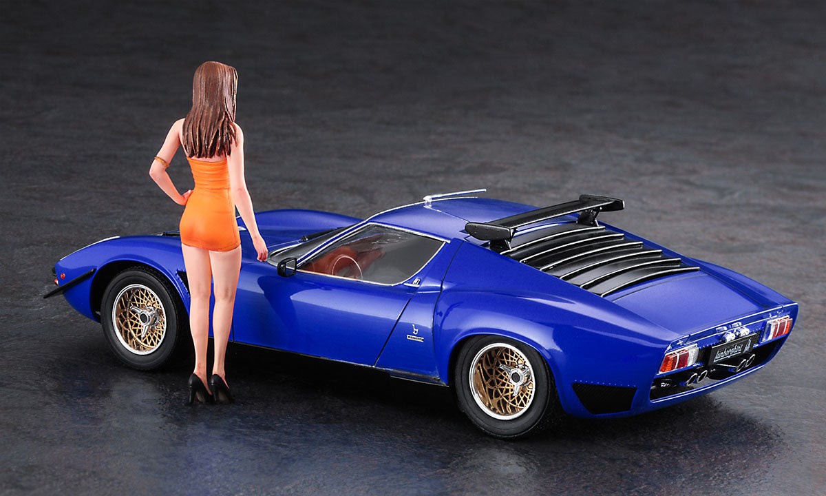 LAMBORGHINI MIURA JOTA SVR AVEC FIGURINE ITALIENNE