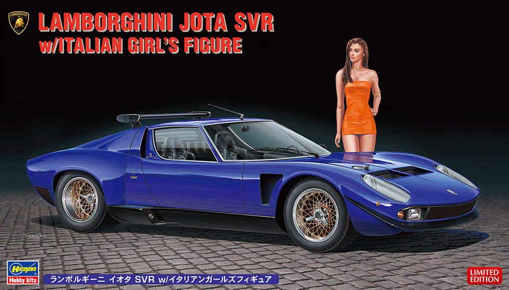 LAMBORGHINI MIURA JOTA SVR AVEC FIGURINE ITALIENNE