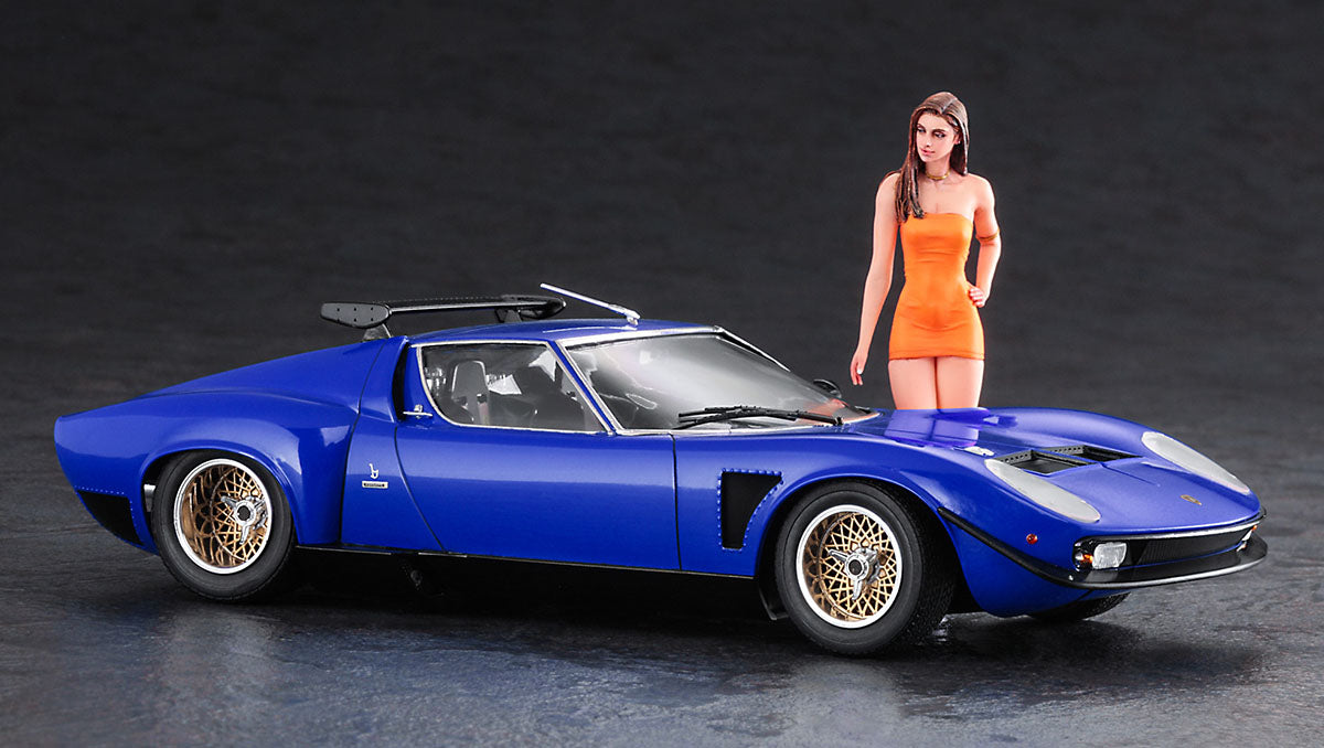 LAMBORGHINI MIURA JOTA SVR AVEC FIGURINE ITALIENNE