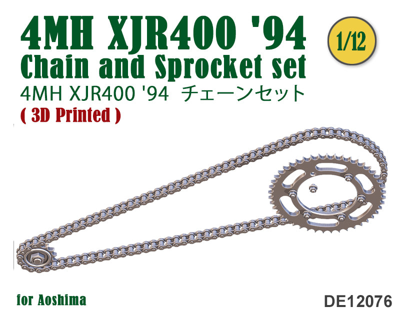 Chain & Sprocket set for 4MH XJR400 '94