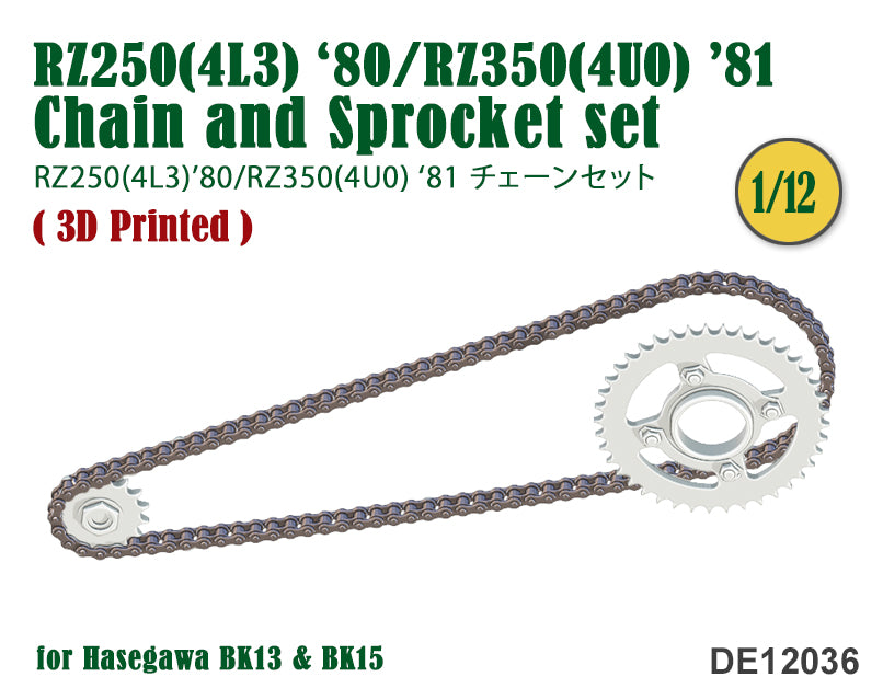 Chain & Sprocket set for RZ250 (4L3) (1980)