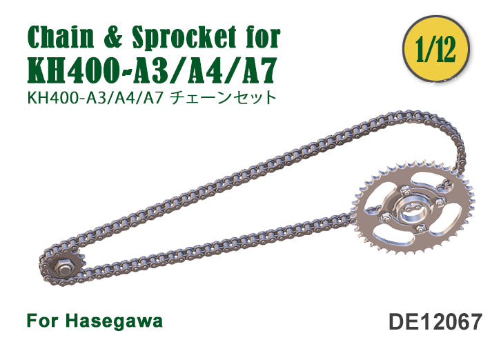 Chain & Sprocket set for KH400-A3/A4/A7