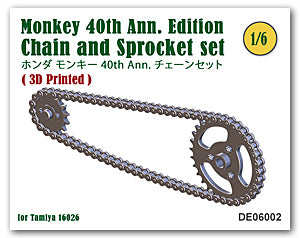 1/6 Chain & Sprocket set  for Monkey 40th Ann. Edition