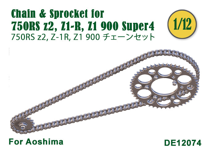 Chain & Sprocket set Kawasaki Z2 750RS 1973