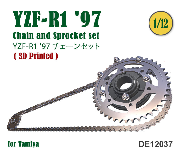 Caltric Drive Chain & Sprocket Kit For Yamaha YZF-R1 (2004-2008) – 530-120, 122 Links