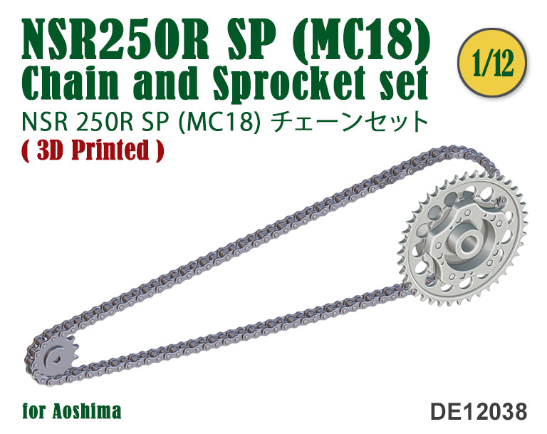 Chain & Sprocket set for MC18 NSR250R '88/'89