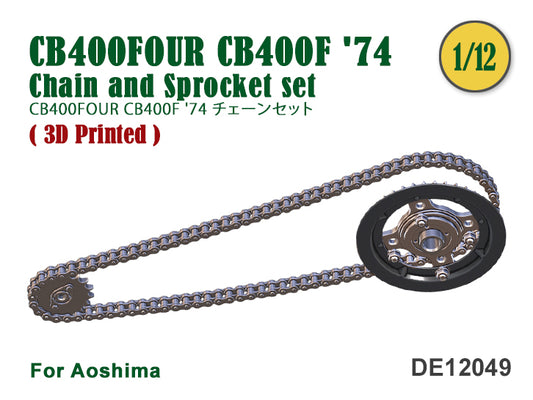 Chain & Sprocket set for CB400FOUR CB400F '74