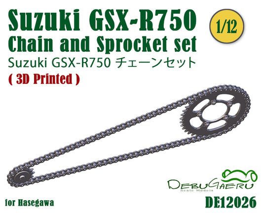 Chain & Sprocket set for GSX-R750 (Hasegawa)