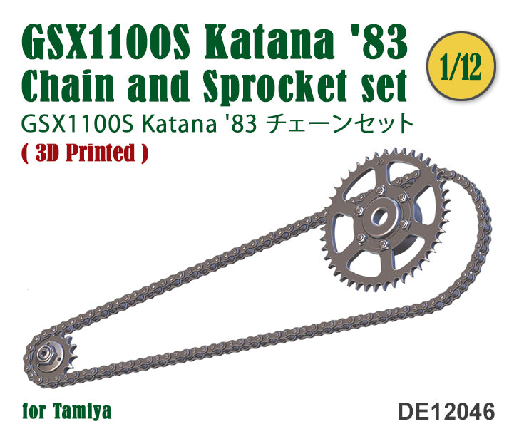 Chain & Sprocket set for GSX1100S Katana '83