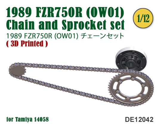 Chain & Sprocket set for 1989 FZR750R (OW01)