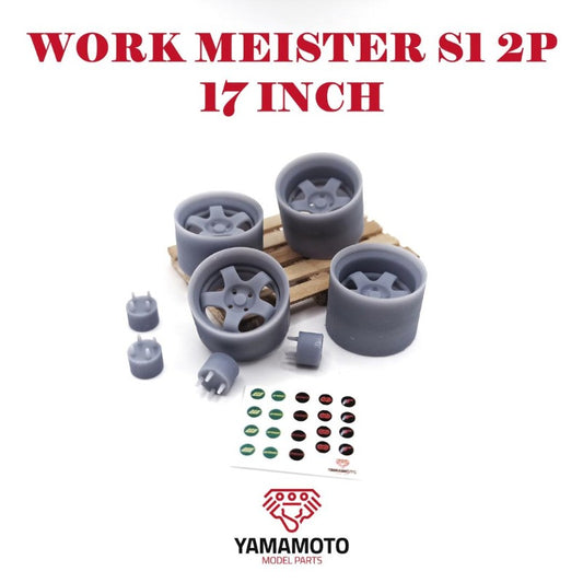 WORK MEISTER S1 2P 17" 4 NUTS
+ ADAPTERS + DECALS